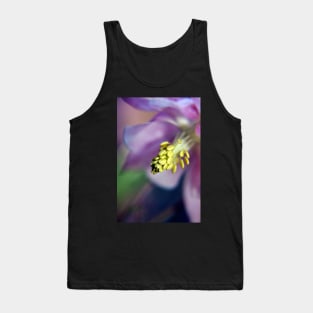 Purple Aquilegia flower Tank Top